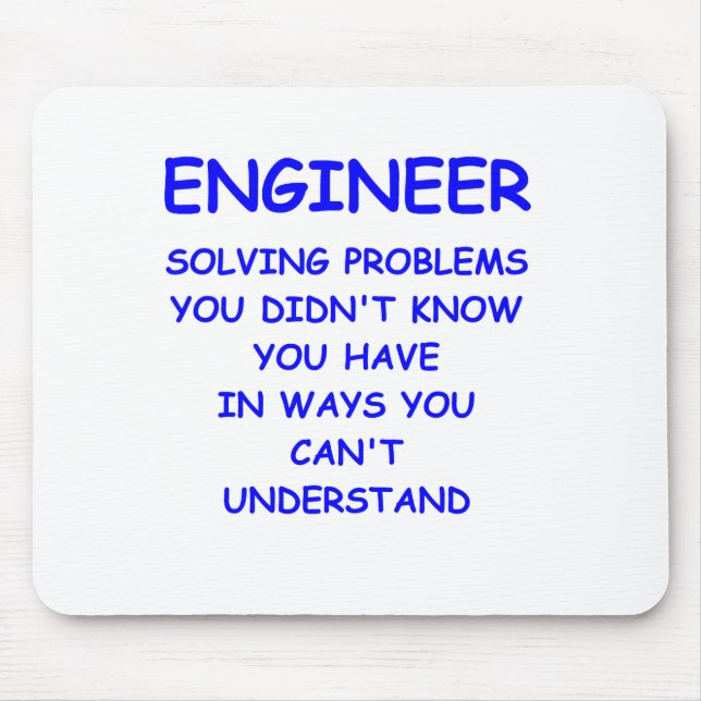 Mousepad engenharia do engenheiro (Frente)