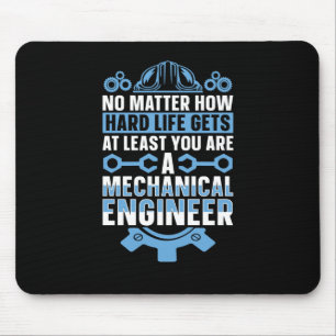 Mousepad Engenharia Mecânica Sem Como Duro Engenheiro