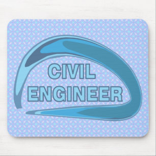 Mousepad Engenheiro Civil Azul