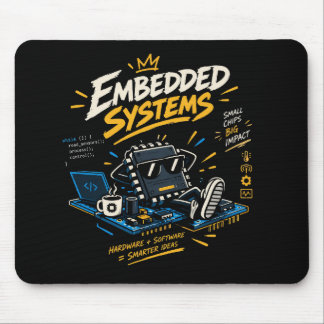 Mousepad Engenheiro de Sistemas Embarcados Tapete de Rato