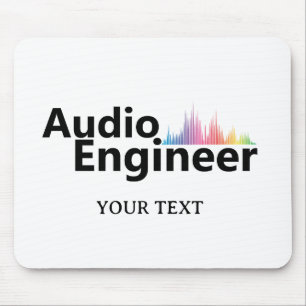 Mousepad Engenheiro de Som Personalizado Engenharia de Áudi