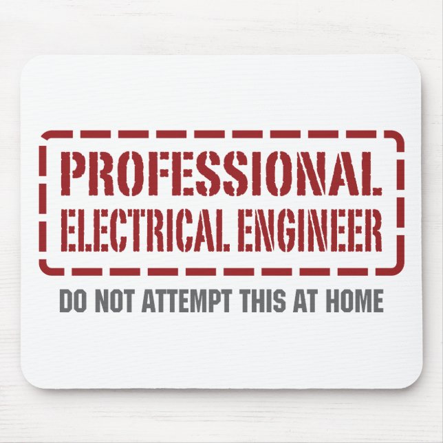 Mousepad Engenheiro electrotécnico profissional (Frente)