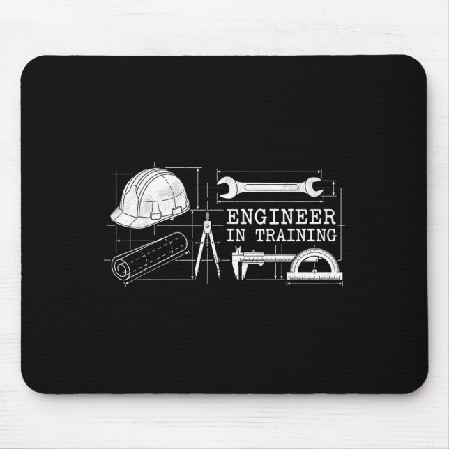 Mousepad Engenheiro em Treinamento Engenheiro Futuro Engenh (Frente)