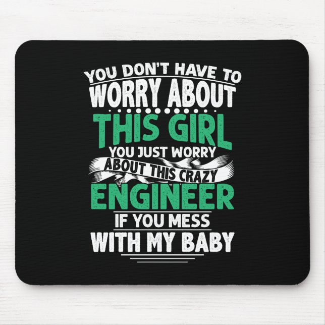 Mousepad Engenheiro engenheiro (Frente)