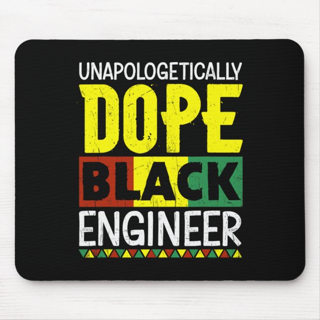 Mousepad Engenheiro Negro Sem Peça De Desculpas (Frente)