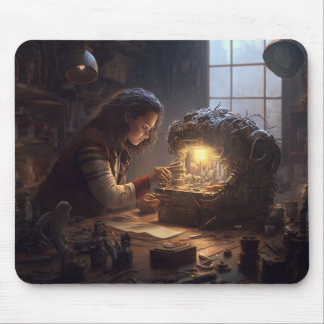 Mousepad engenheiro steampunk