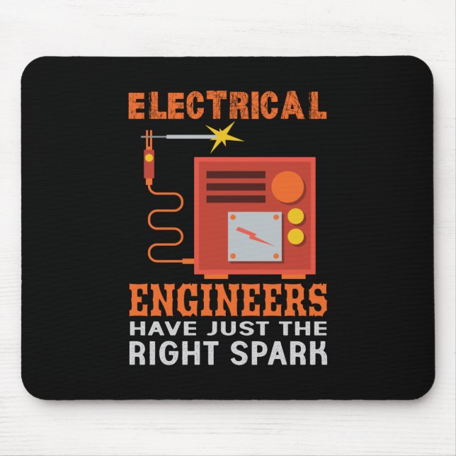 Mousepad Engenheiros Elétricos De engenheiro Têm Apenas A C (Frente)