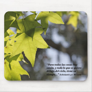 Mousepad Engodo Hojas do 3:1 de Eclesiastes