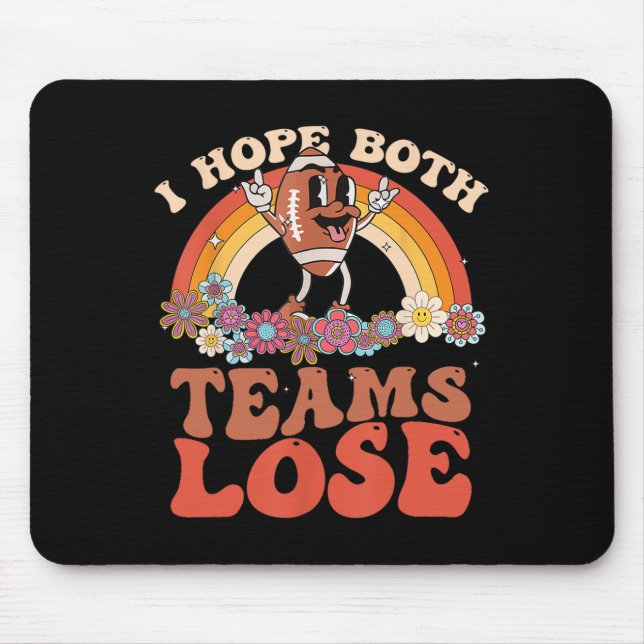 Mousepad Engraçada Citação De Futebol Eu Espero Que Ambas A (Frente)