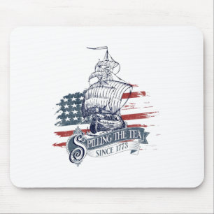 Mousepad Engraçado 4 De Julho Esmagando O Chá Desde 1773 Qu