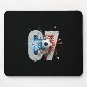 Mousepad Engraçado 67 Futebol Gotejamento Seis Sete Meme 6