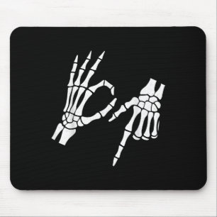 Mousepad Engraçado 67 Mãos Esqueletais de Halloween de Seis