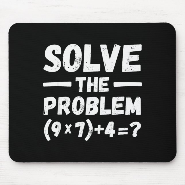 Mousepad Engraçado 67 Meme Pemdas Humor Professor de Matemá (Frente)