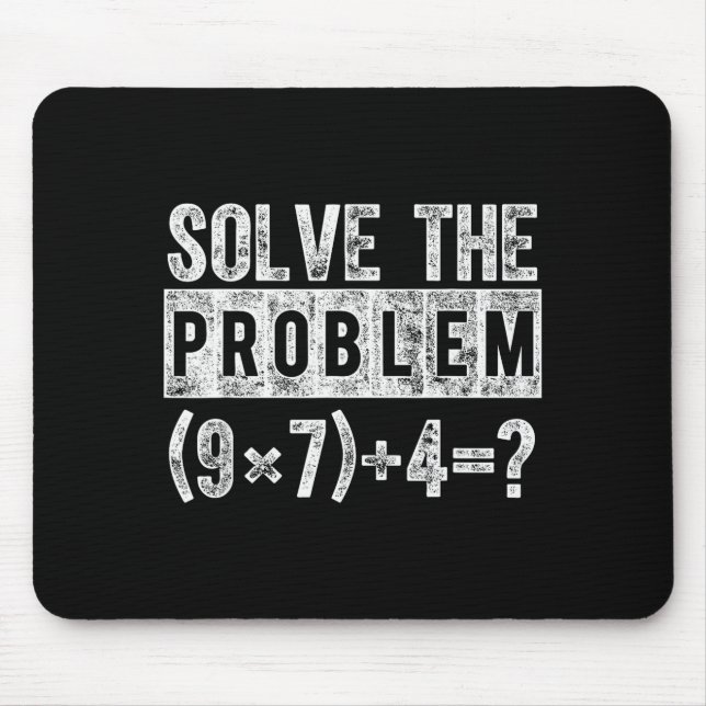 Mousepad Engraçado 67 Meme Pemdas Professor de Matemática E (Frente)