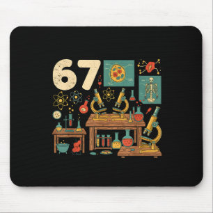 Mousepad Engraçado 67 Meme Professor de Ciência Alunos Seis