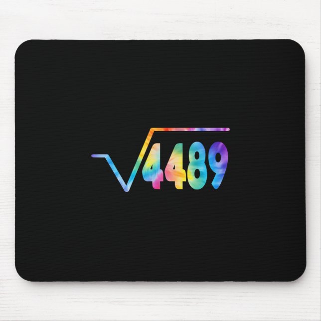 Mousepad Engraçado 67 Meme Raiz Quadrada 4489 Gíria Profess (Frente)
