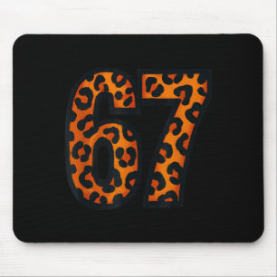 Mousepad Engraçado 67 Padrão Selvagem Safari Leopardo