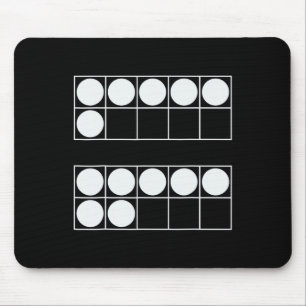 Mousepad Engraçado 6 7 Número Professores de Matemática Alu