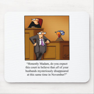 Mousepad Engraçado Ação de Graças à Turquia!