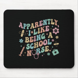 Mousepad Engraçado Aparentemente Gosto de Ser uma Enfermeir