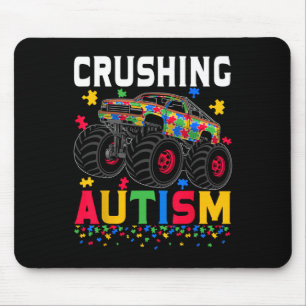 Mousepad Engraçado Autismo Sensibilização Monstro Caminhão