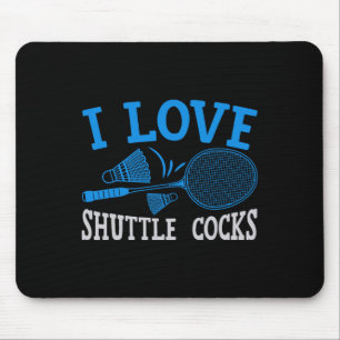 Mousepad Engraçado Badminton Humor Smash Shuttle Birdie Esp