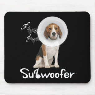 Mousepad Engraçado Beagle Dog Lover Sub-Woofer Gift