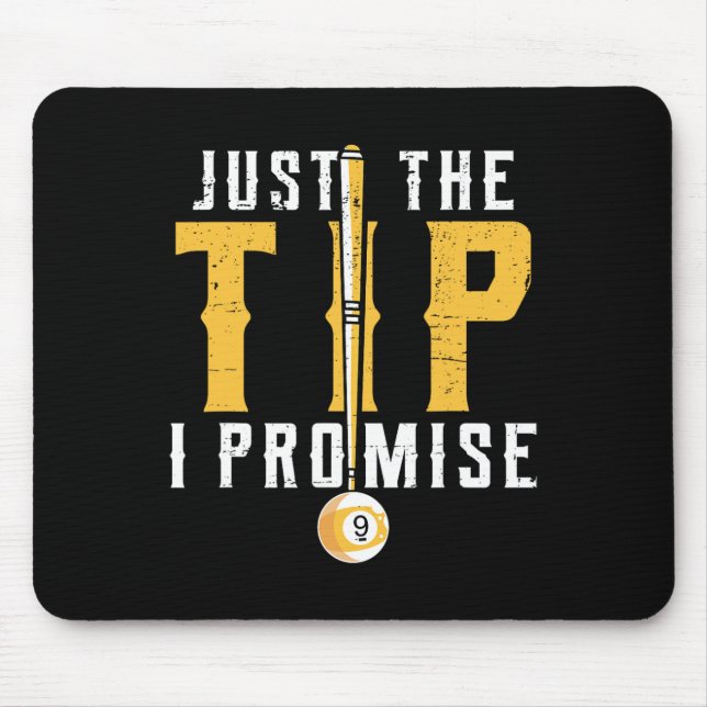 Mousepad Engraçado Billiards, Dica (Frente)