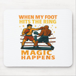 Mousepad Engraçado Boxer Boxer Lutar Contra Humor Sarcástic