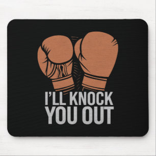 Mousepad Engraçado Boxer Você Tira Luvas Que Eu Vou Saber
