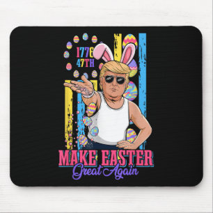 Mousepad Engraçado Bunny Trump 47th Salt Bae Meme Faça Pásc