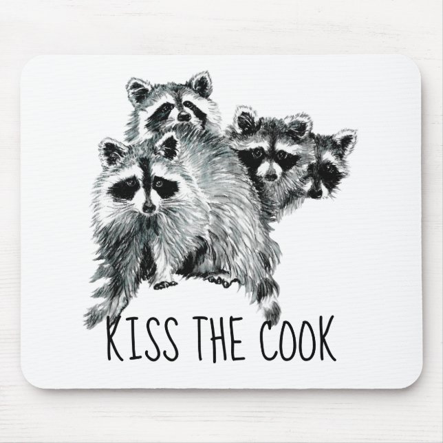 Mousepad Engraçado Citação Beija os Campos-de-Cuta Cook, An (Frente)
