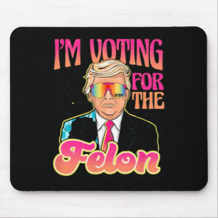 Mousepad Engraçado Com O Voto Cruel 4 Trump 2024 Presentes