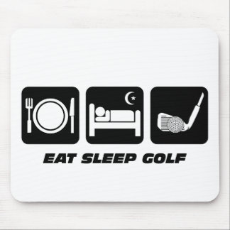 Mousepad Engraçado coma o golfe do sono