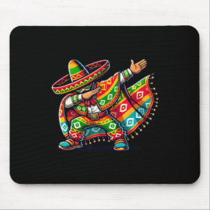 Mousepad Engraçado Dabbing Boys Mexicanos Poncho Cinco De M