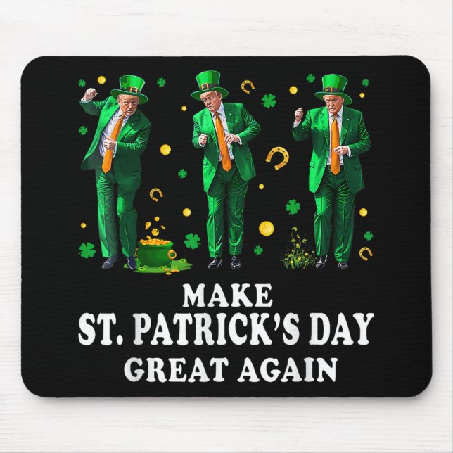 Mousepad Engraçado Dançando, Faça Ruas. (Frente)