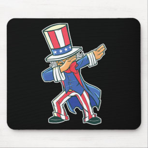 Mousepad Engraçado Dançando Tio Sam 4 De Julho Boys G