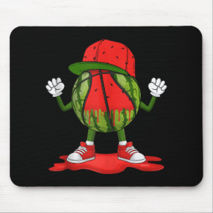 Mousepad Engraçado Derrubando Melancia Basquete Melancia Da