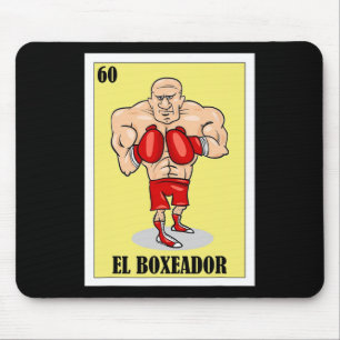 Mousepad Engraçado Design de Boxing Mexicano - El Boxeador