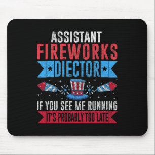 Mousepad Engraçado Diretor de fogos de artifício que eu dir