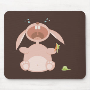 Mousepad engraçado do coelho dos desenhos animado