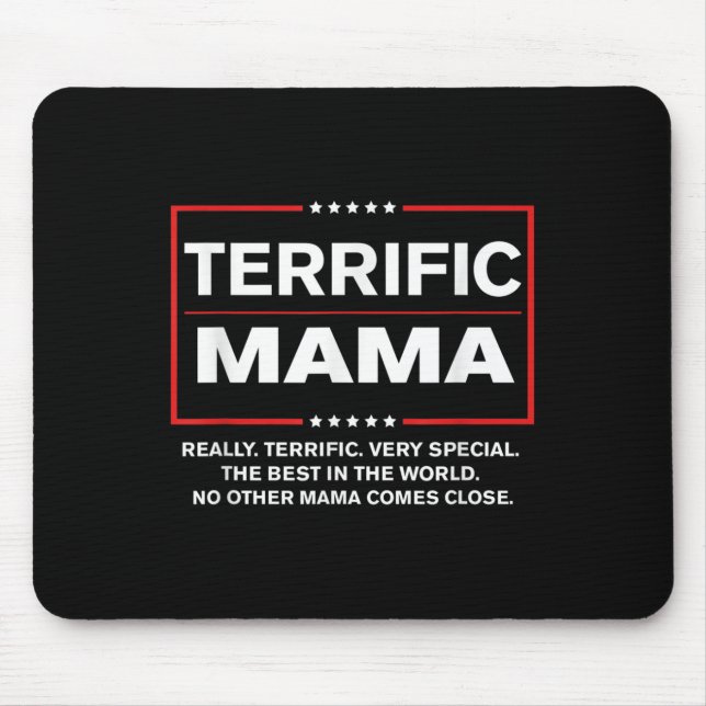 Mousepad Engraçado Donald Trump Dotado Para Uma Fantástica  (Frente)