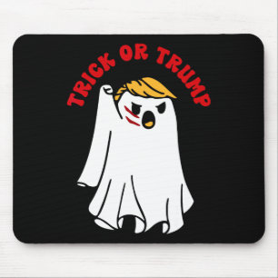 Mousepad Engraçado Donald Trump Ghost Combatendo Truque Ou