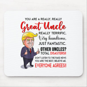 Mousepad Engraçado Donald Trump Você É Um Tio Muito Excelen