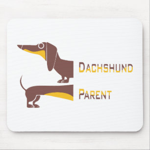 Mousepad Engraçado e fofo dachshund para os pais de cães lo