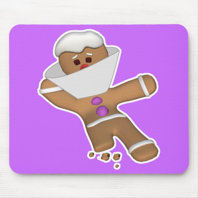 Mousepad Engraçado, Ele Próprio Gingerpão (Frente)