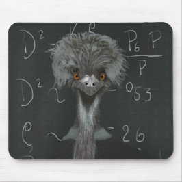 Mousepad Engraçado Emu Einstein