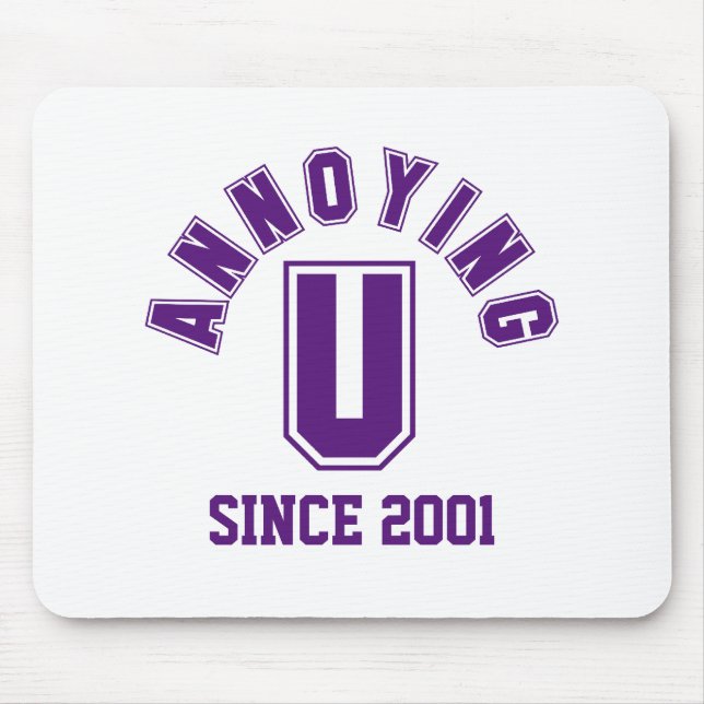 Mousepad Engraçado Engraçado Seu Bocalho, Roxo (Frente)