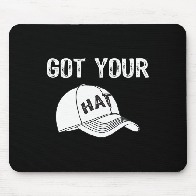 Mousepad Engraçado Eu Tenho Seu Design De Boxing De Chapéu (Frente)