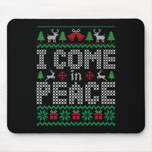 Mousepad Engraçado Eu Vir No Casal Da Paz Correspondendo Ao (Frente)
